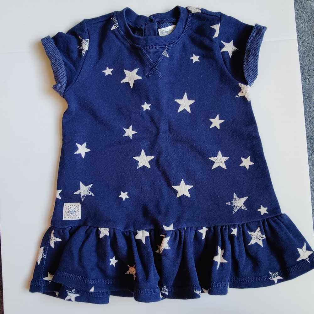 Ralph Lauren Jersey Cotton Dress for girl 12 months